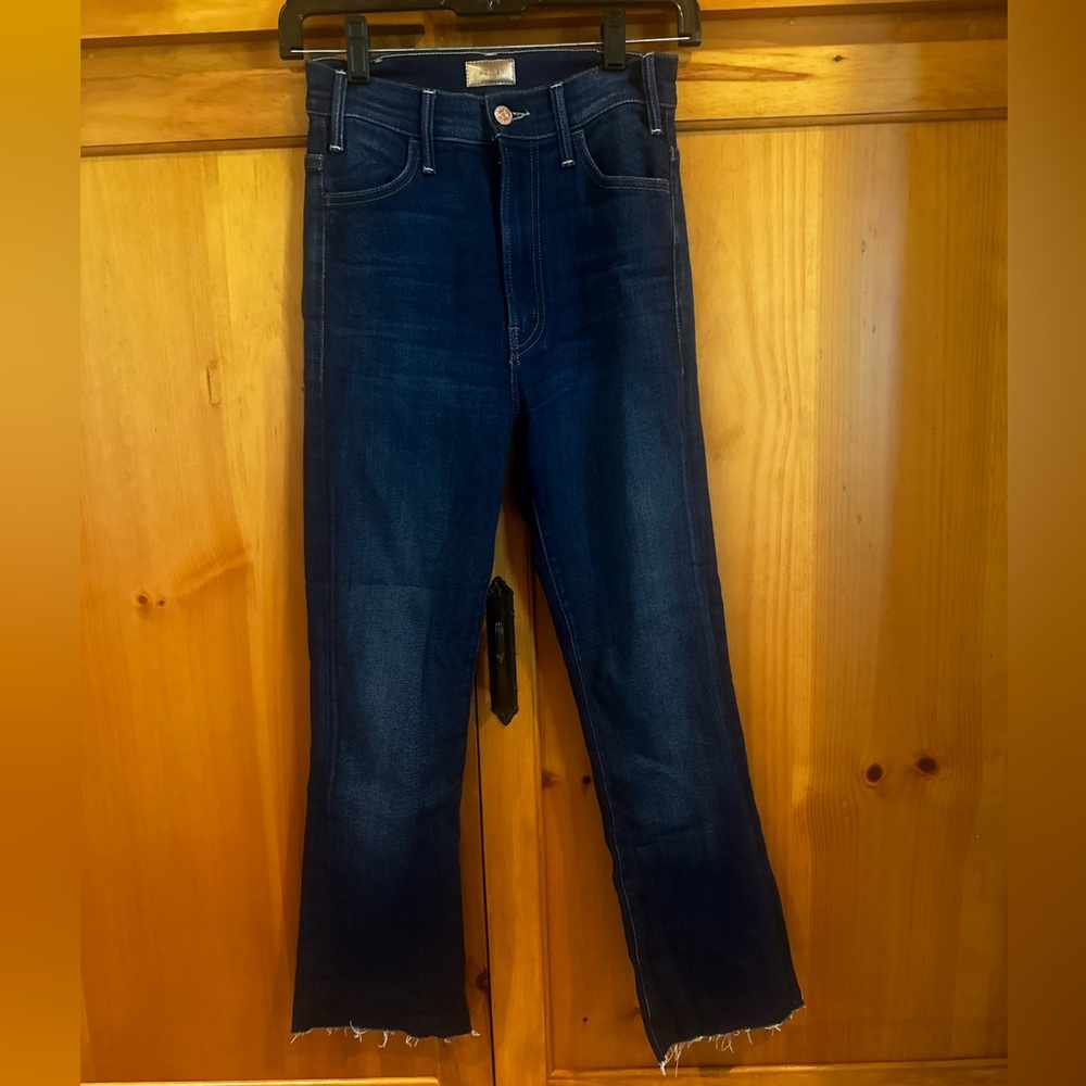 MOTHER Jeans ⭐️Like new⭐️Hustler ankle Fray size 24